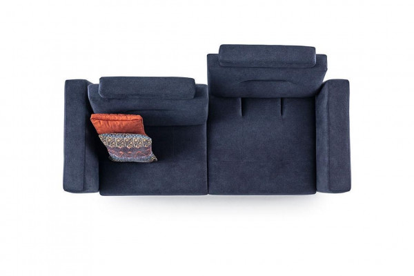 3-seater Gray Modern Design Luxury Fabric Sofa Living Room Three-seater Sofa