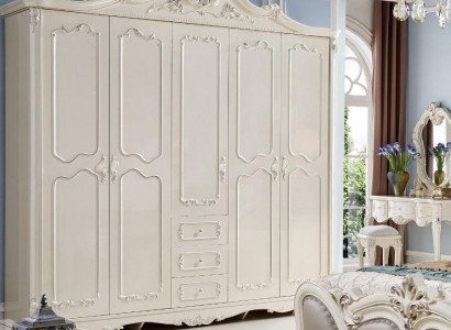 Wardrobe Baroque Antique Style Rococo Bedroom Cabinets Solid Wood New