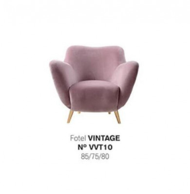 Armchair Wing Chair 1-Seater Fabric Seat Luxury Living Room Modern Pink