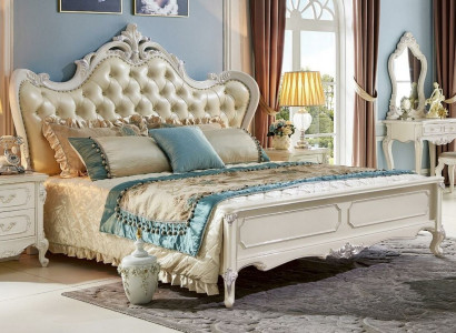 Luxury Beds Hotel Royal Chesterfield Bed Double Bed Baroque Solid Wood