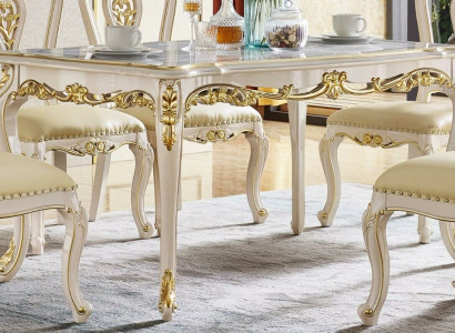 Baroque dining table table living room set ensemble wood dining room design tables