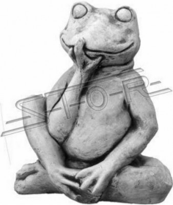 Garden decoration frog terrace decorative stone figurines figure statue