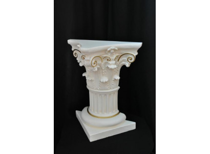 Medusa Column Roman Columns Marble Sculpture Figure Decor Decoration Stand 1020