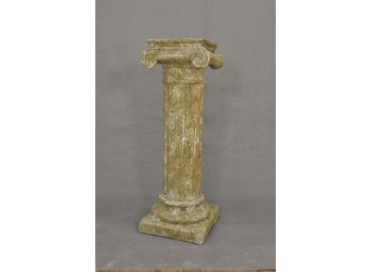 Medusa Column Roman Columns Marble Sculpture Figure Decor Decoration Stand 1639