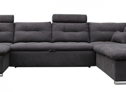 Corner sofa U shape, sofa living landscape set, fabric sofas with bed function sleep