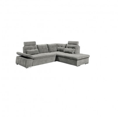 Design corner sofa L-shape sofa couch with bed function upholstered sleeper sofa textile