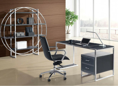 Work writing office desk luxury class metal designer furniture tables