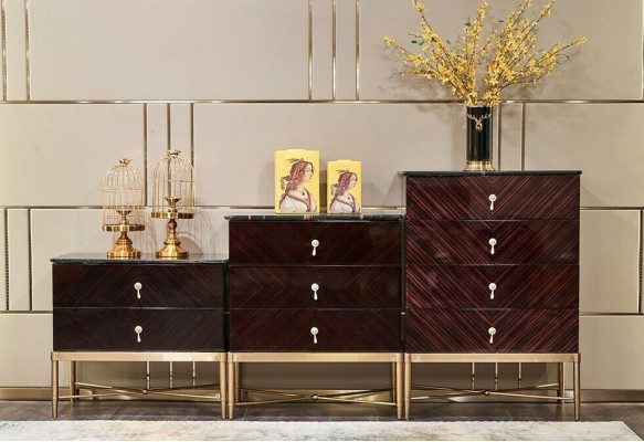 Sideboard Luxury Design Chest of Drawers Buffet Side Decoration Lowboard Cupboard Living