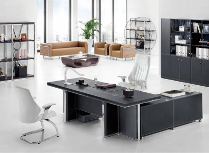 Office Set 2-piece. Executive Desk Filing Cabinet Office Furniture