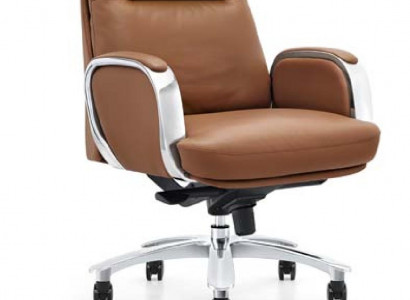 Executive swivel chair leather upholstery office chair rotating computer seat chairs