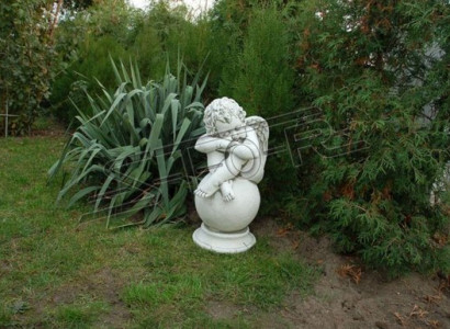 Angel Sphere Statue Figure Figures Statues Sculpture Sculptures Garden