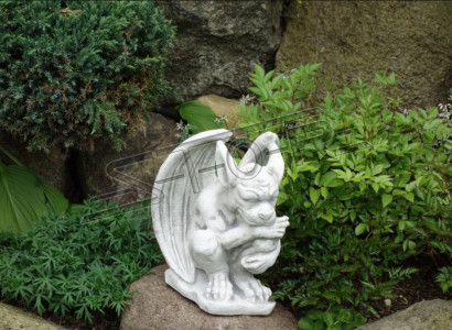 Figure Devil Garden Dragon Statue Sculpture Sculptures Figures