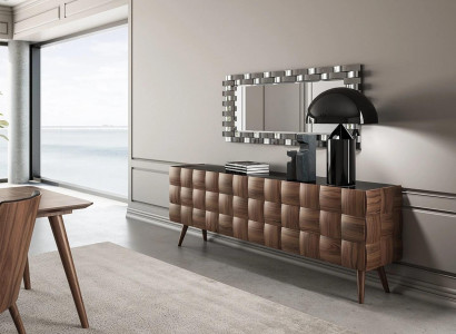 Luxury sideboard with mirror dining room complete furnishing design furniture