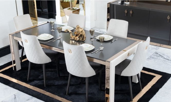 Table solid wood furniture from Italy dining room tables furnishings dining table luxury