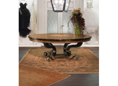 Dining room tables round furniture dining table luxury round table solid wood Italy new