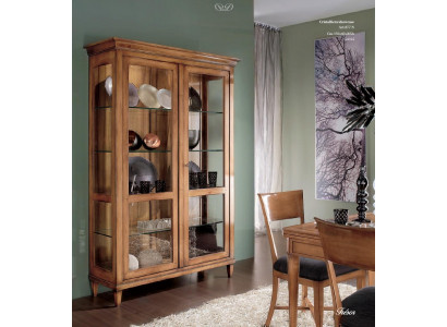 Showcases showcase XXL glass cabinet sideboard wood furniture classic shelves cabinets