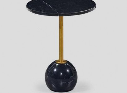 Black and Gold Side Table Modern Living Room Marble Coffee Tables