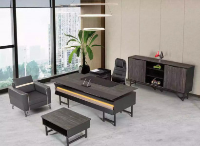 Corner desk, office cabinet, coffee table, modern office furniture, luxury design