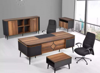 Office for Office Law Firm Practice Complete Furnishing Cabinet Table 3-piece