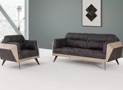 Modern sofa set three-seater couch armchair fabric furniture new set design 3+1