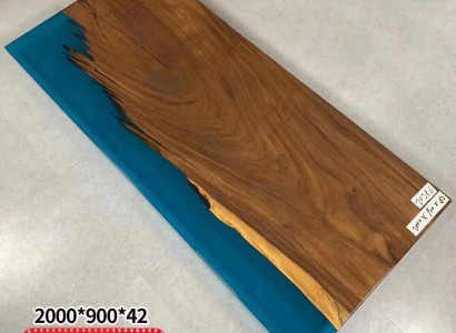 Epoxy Resin Dining Table River Table 200x90 New Solid Wood Tables River Table