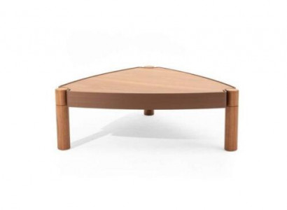 Luxurious wooden coffee table with wooden top Stylish furniture for the living room