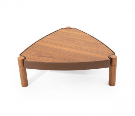 Luxurious wooden coffee table with wooden top Stylish furniture for the living room