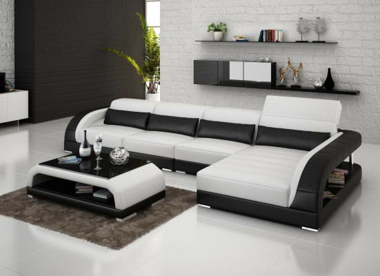 Exclusive living room couch set L-shaped sofas