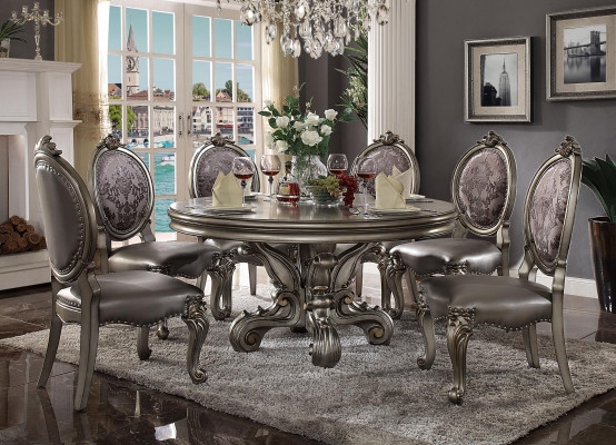 Design Wood Table Round Dining Table Round Dining Tables 150cm Luxury Class Living Room