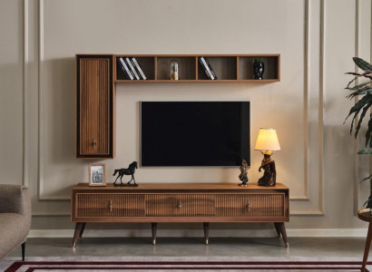 Living room set TV stand wall cabinet shelf luxury furniture modern set new