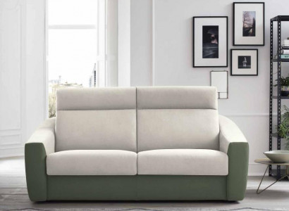 Designer sofa 2-seater fabric sofa sleeper sofa loveseater Italian furniture new