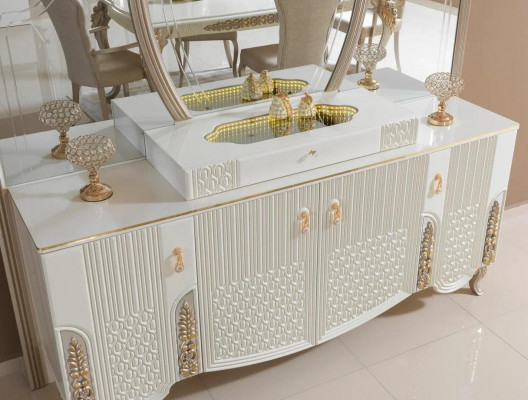 Sideboard with mirror luxury new rocking modern living room material