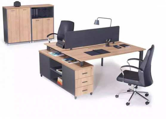 Desk 6 Drawers Modern Study Room Furniture Wooden Table Luxury