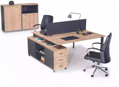 Desk 6 Drawers Modern Study Room Furniture Wooden Table Luxury