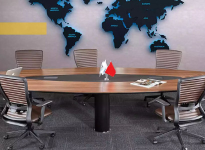 Conference table large meeting table elegant designer furniture wooden furniture