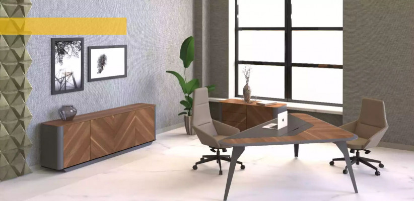 Chef Desk Exclusive Office Furniture Desk Modern Brown Tables Furniture