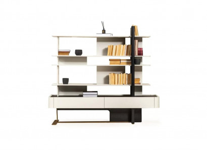 Bookshelf Office Shelf Shelves Books Wood White Cabinets Living Room