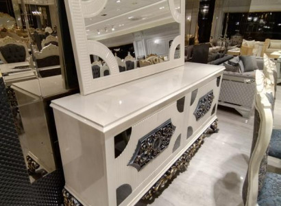 High-quality elegant dresser with mirror stylish appearance