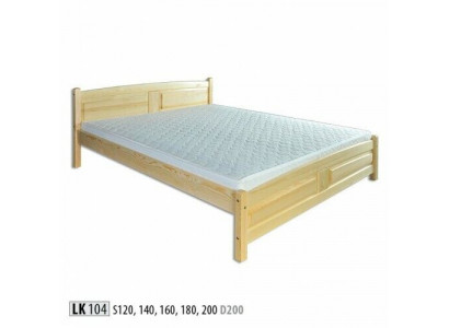 Bed 200x200cm solid wood bed frame double bed