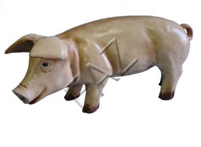 Design Pig Figure Garden Statue Sculpture Figures Sculptures Decoration c47