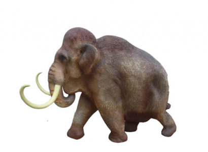 Modern designer beautiful sculpture Mammoth, figure height 42cm