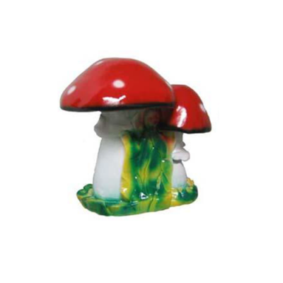 Sculpture Mushroom House Statue Garden Figures 45cm Statues Sculptures Figure New L6