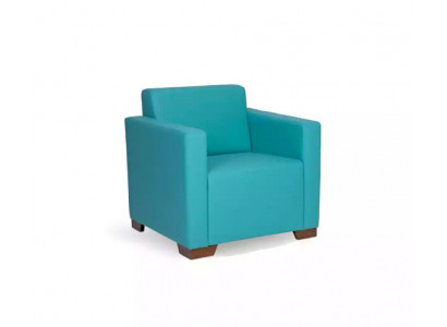 Armchair Study Blue Seat Office Furniture Upholstered Armchair New Textile