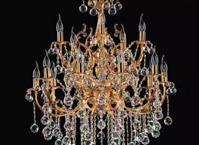 Ceiling chandelier luxury chandelier ceiling lamp gold crystal 75x125