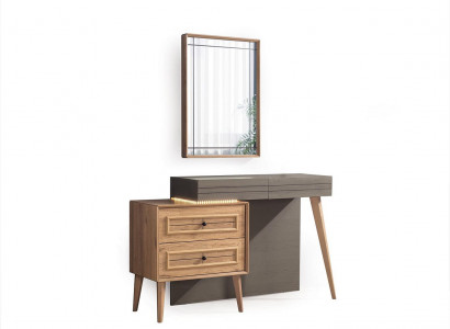 Dressing table with mirror luxury bedroom design modern new furniture