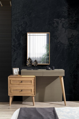 Dressing table with mirror luxury bedroom design modern new furniture