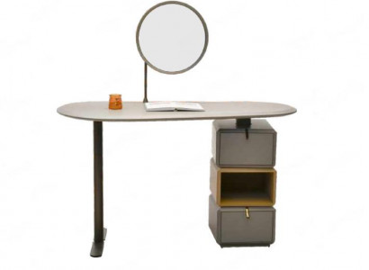 Design dressing table with mirror luxury bedroom furniture 2-piece sideboard