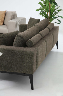 Modern sofa set three-seater armchair sofa couch fabric furniture group set