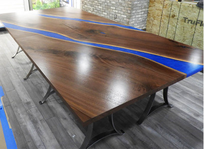 Wood table dining room epoxy resin furniture conference table epoxy resin casting resin new