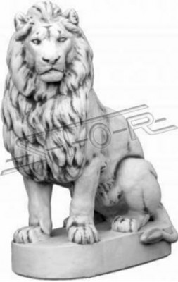 XXL Lion 135cm Garden Sculpture Statue Statues Sculptures Figures